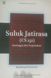 Suluk Jatirasa : (CS 151) Suntingan dan Terjemahan