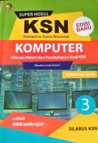 Super Modul KSN Komputer 3; Struktur Data