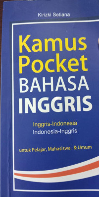 Kamus Pocket Bahasa Inggris