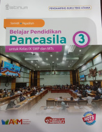Belajar Pwendidikan Pancasila 3 untuk Kelas IX SMP dan MTs