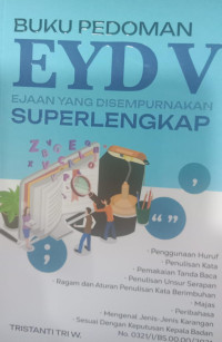 Buku Pedoman EYD V Ejaan Yang Disempurnakan Superlengkap