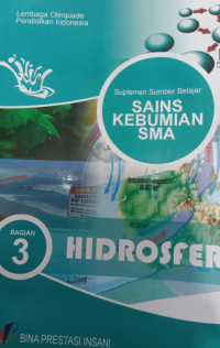 Suplemen Sumber Belajar Sains Kebumian SMA 3; Hidrosfer