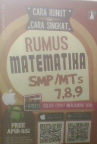 Cara Runut dan SIngkat : Rumus Matematika SMP/MTs 7,8,9