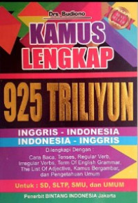 Kamus Lengkap 925 Triliyun